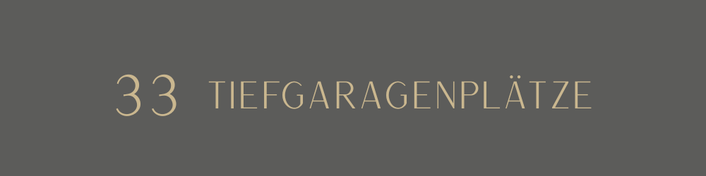 33 Tiefgaragenstellplätze